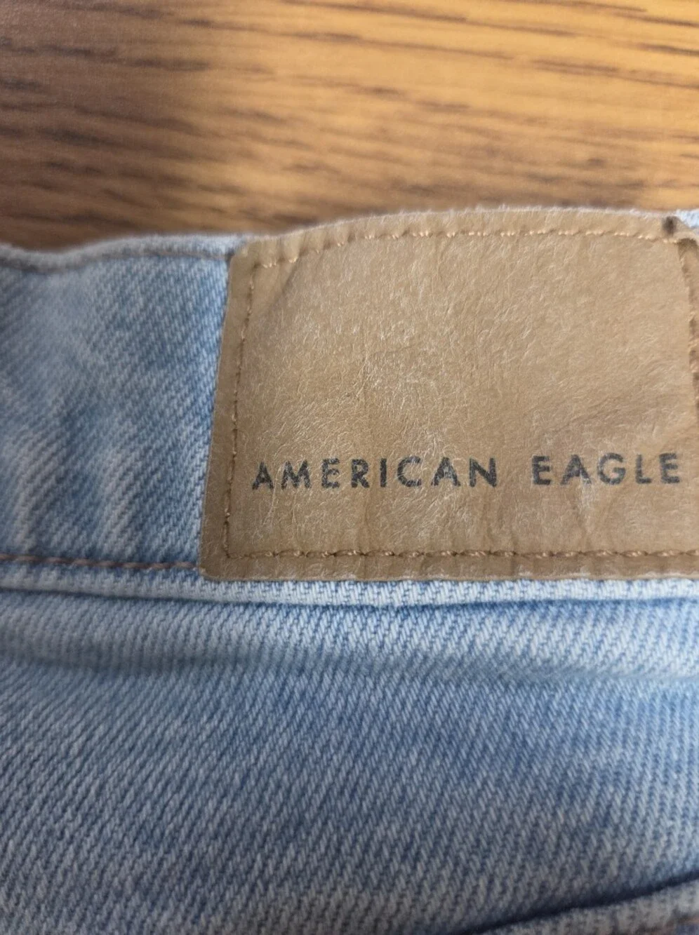 American Eagle Outfitters Light Blue Denim Shorts Size 4 - Picture 5 of 11